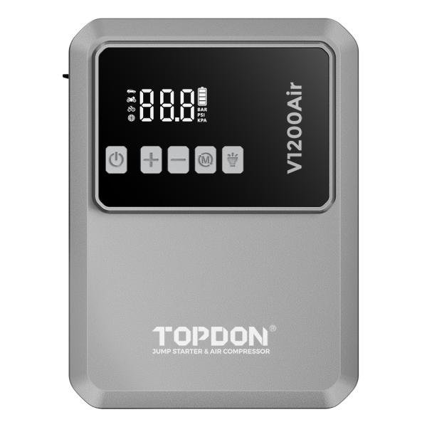 TOPDON Car Jump Starter Jump Surge V1200air/ 10000mAh/ 1200A/ 6, 0l benzín/ 4, 5l nafta5