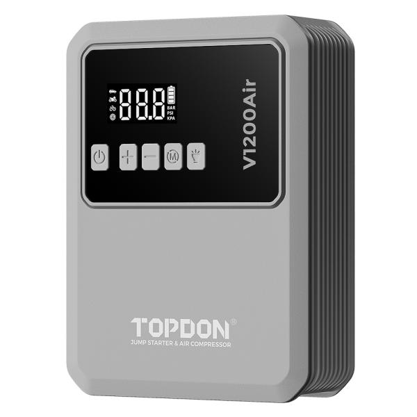 TOPDON Car Jump Starter Jump Surge V1200air/ 10000mAh/ 1200A/ 6, 0l benzín/ 4, 5l nafta7