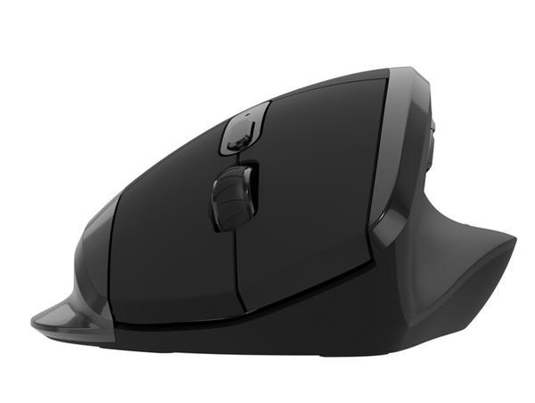 Canyon OnClick 17, ergonomická bezdrôtová optická myš pre pravákov, USB prijímač, 6 tlačidiel, 800/1200/1600 DPI, čierna6