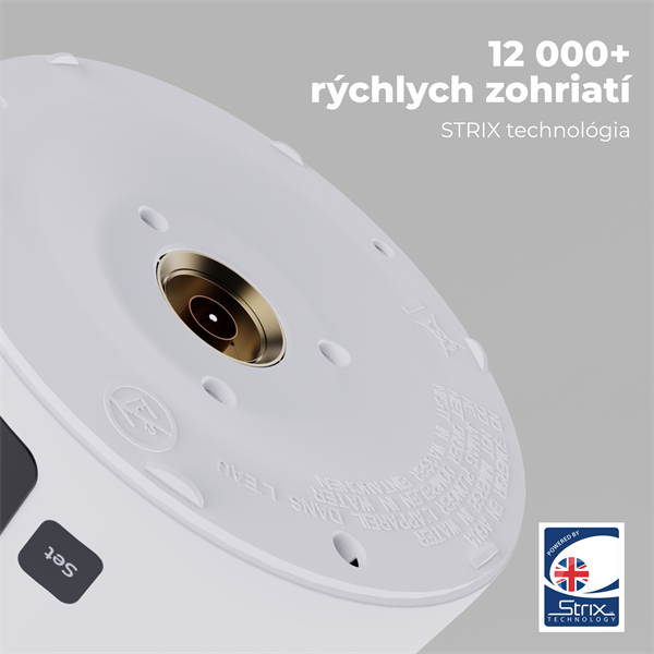 AENO Rychlovarná kanvica EK6 - 1,7l, Strix,dvojité steny, funkcia udržiavania tepla, LEDdisplej,auto vyp10