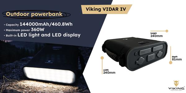 Outdoorová powerbanka Viking VIDAR IV/ 144000mAh/ MAX 360W/ USB-A/ USB-C/ cigaretová zásuvka/ Big Anderson11