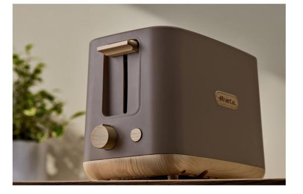 Ariete Breakfast Wood Toaster 157/07, hnedošedý 