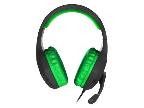 Herné stereo slúchadlá Genesis Argon 200, čierno-zelené1