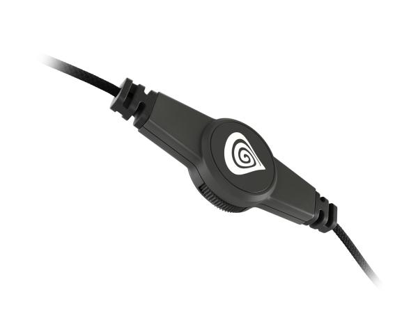 Herné stereo slúchadlá Genesis Argon 200, čierno-zelené4