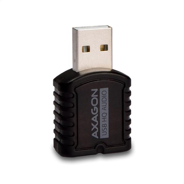 AXAGON ADA-17, USB 2.0 - externá zvuková karta HQ MINI, 96kHz/ 24-bit stereo, vstup USB-A8