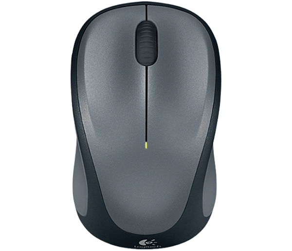 Logitech M235/ Cestovná/ Optická/ 1 000 DPI/ Bezdrôtová USB/ Šedá