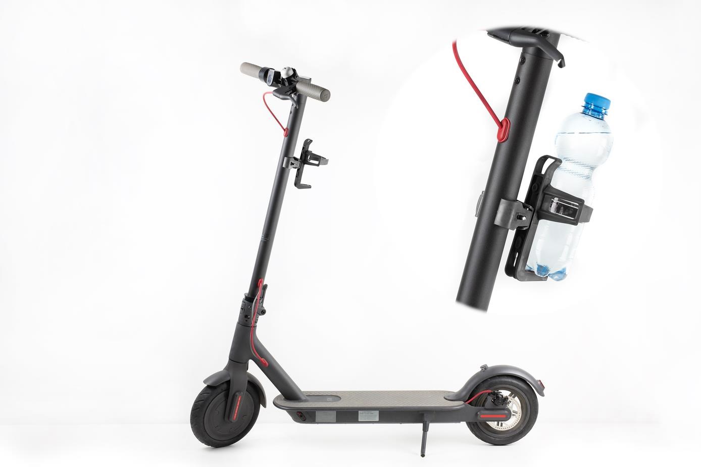 Držák na láhev pro Xiaomi Scooter,  černý M365/ Essential/ 1S  (Bulk)2 