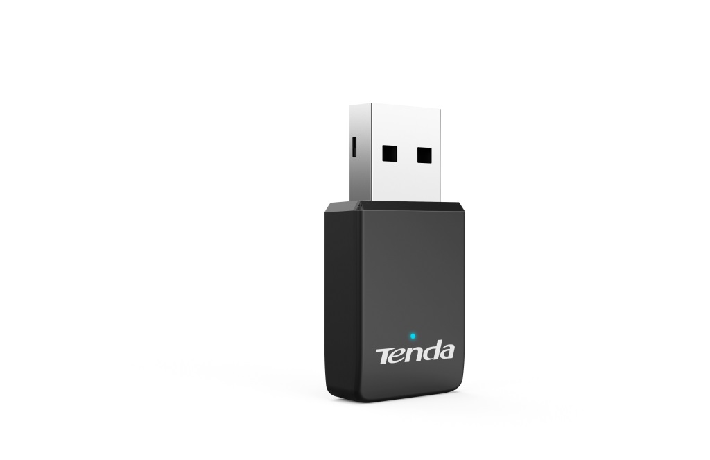 Tenda U9 WiFi AC650 USB adaptér, 633 Mb/ s (433 + 200 Mb/ s), 802.11 ac/ a/ b/ g/ n, OS Win XP/ 7/ 8/ 10/ 111 