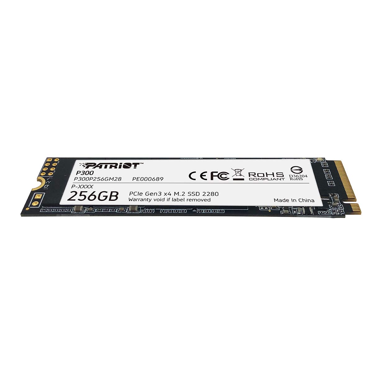 PATRIOT P300/ 256GB/ SSD/ M.2 NVMe/ 5R3 