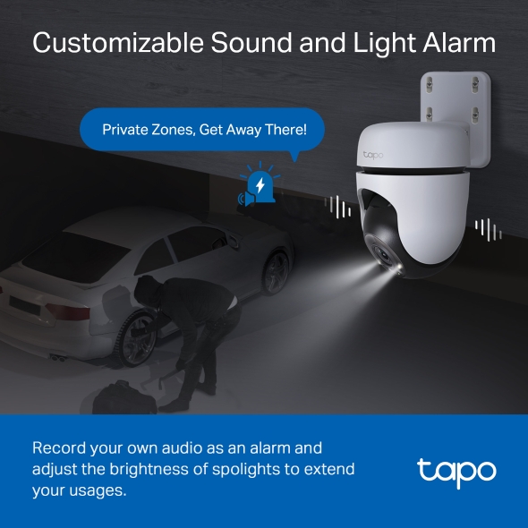 Tapo C510W Outdoor Pan/ Tilt Security WiFi Camera7 