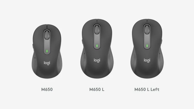 Logitech M650L/ Kancelárska/ Laserová/ Bezdrôtová USB + Bluetooth/ Šedá7 