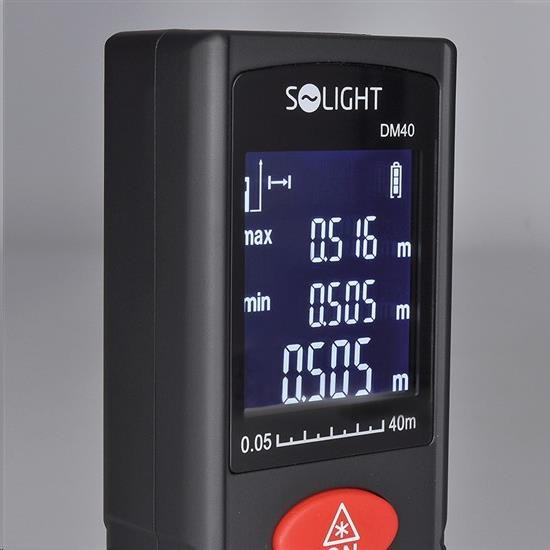 Solight laserový měřič vzdálenosti,  0, 05 - 40m4 