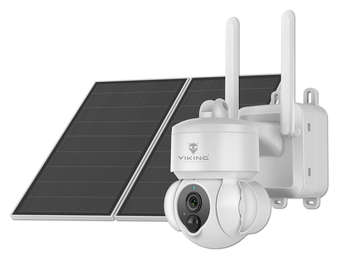 Solárna HD kamera Viking HDs03 4G/ 20000mAh/ farebné nočné videnie/ IP66/ aplikácia/ notifikácia/ biela0 