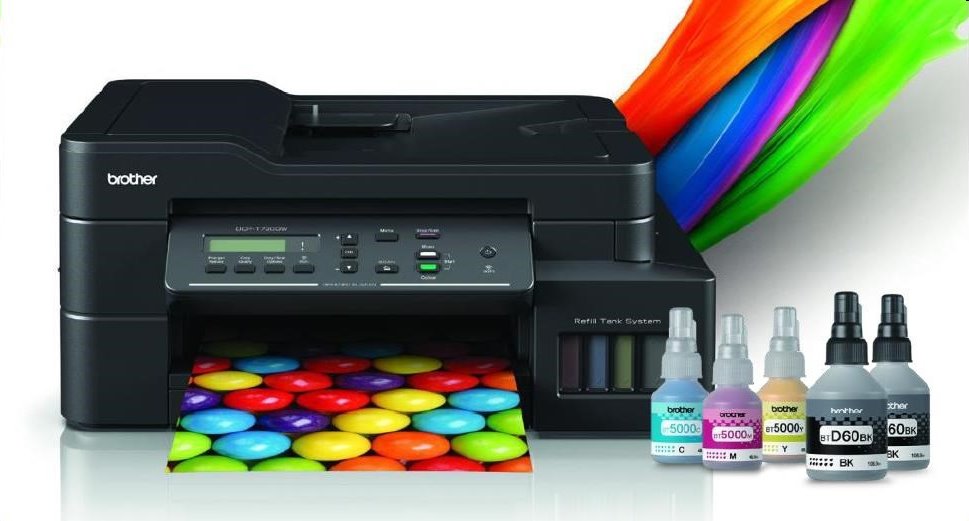 Brother DCP-T720W, A4 Inkjet MFP, print/scan/copy, 17 strán/min, 6000x1200, USB 2.0, WiFi, ADF0 