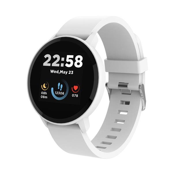 Canyon Lollypop SW-63, smart hodinky, BT, fareb. LCD displej 1.3´´, vodotes. IP68, multišport. režim, biele0 
