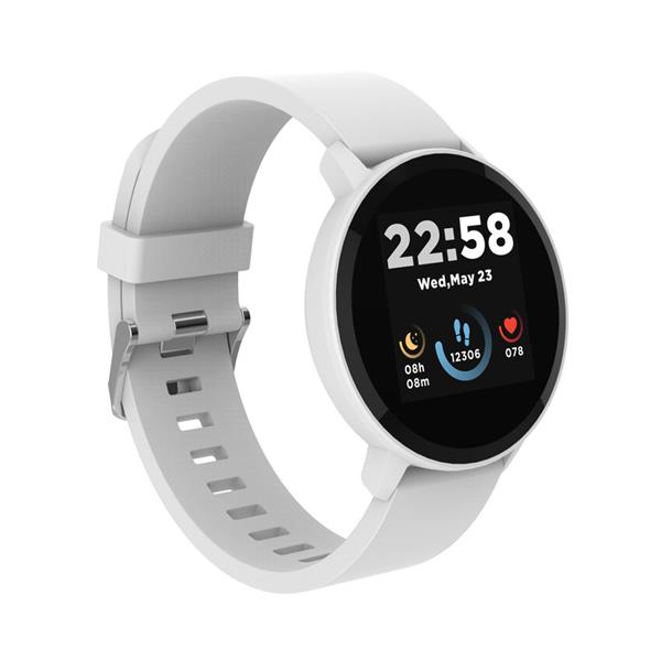 Canyon Lollypop SW-63, smart hodinky, BT, fareb. LCD displej 1.3´´, vodotes. IP68, multišport. režim, biele1 