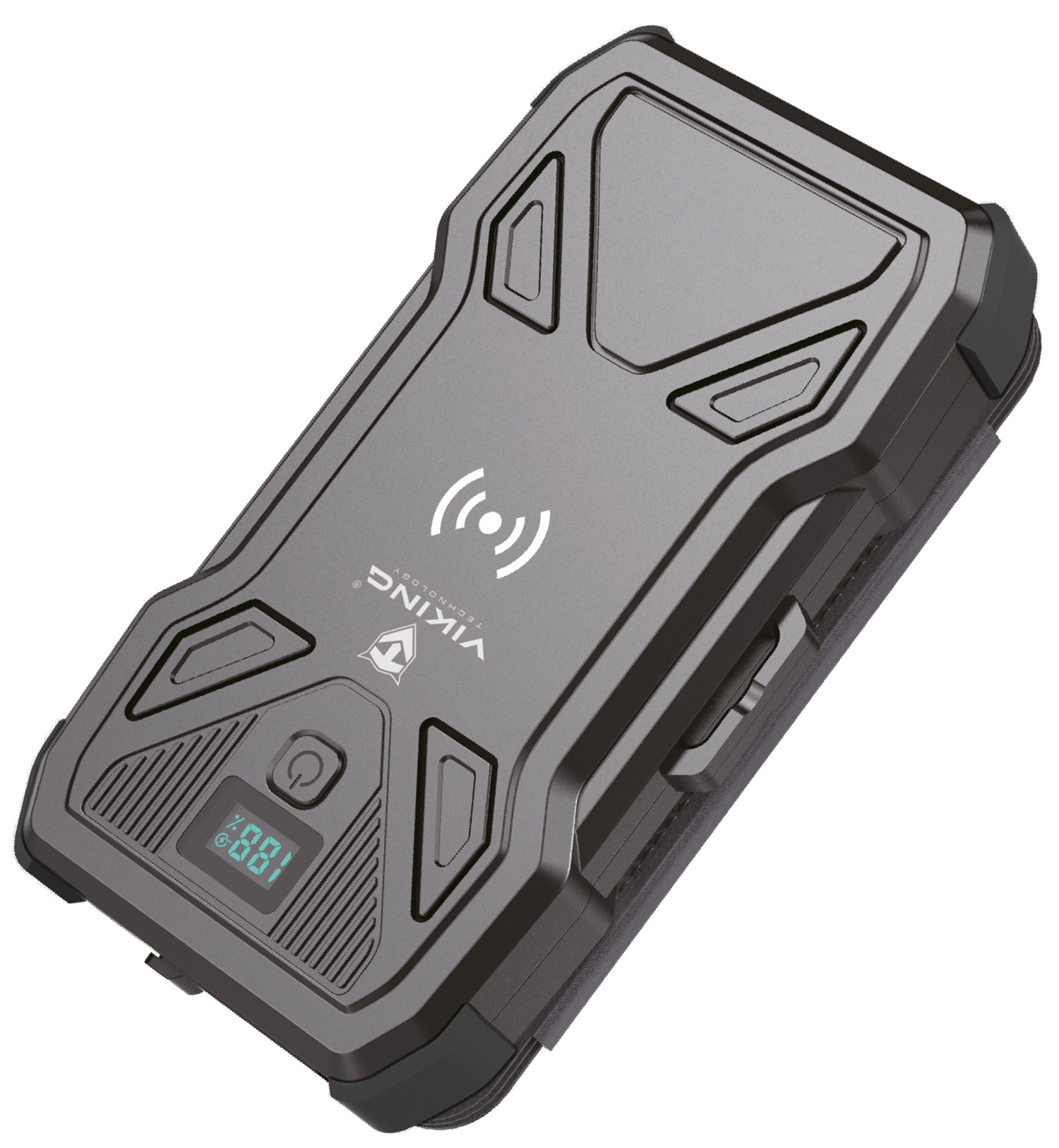 Solárna powerbanka VIKING TYR II/ Output: 1xUSB-C, 2xUSB-A/ Wireless charge 15W max/ 20000mAh/ LED svetlo0 