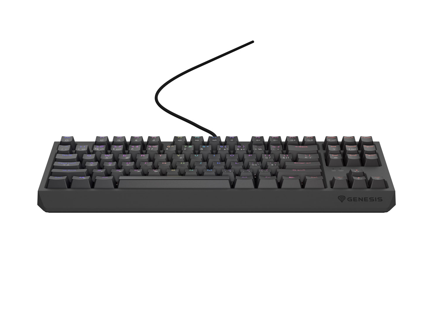 Herná klávesnica Genesis THOR 230/ TKL/ RGB/ Outemu Red/ Drôtové USB-A/ CZ- SK layout/ Čierna6 