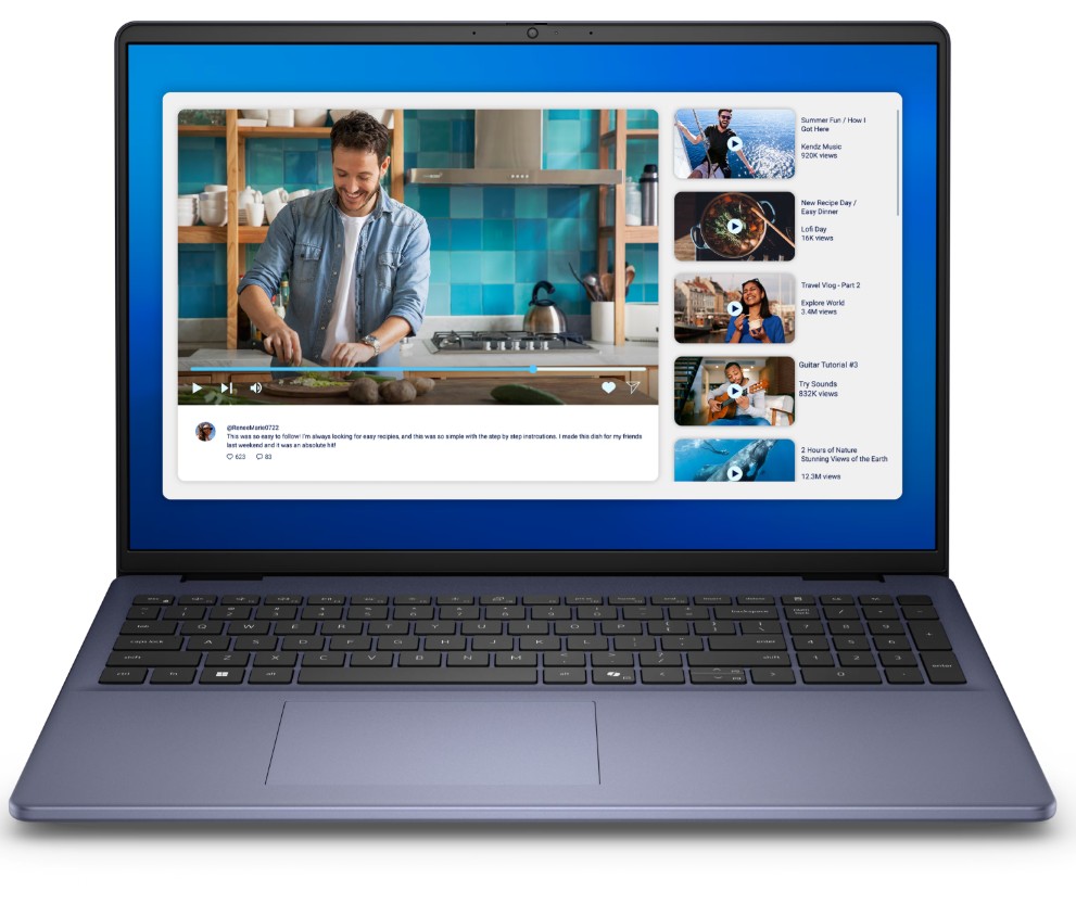 Dell 16/ DC16251/ 7-150U/ 16"/ WUXGA/ 32GB/ 1TB/ Iris Xe/ W11P/ Blue/ 3R NBD0 