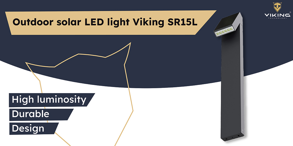 Vonkajšie solárne LED svetlo Viking SR15L/ 500lm / solárne napájanie / 3000K (teplá biela)/ 4 režimy14 