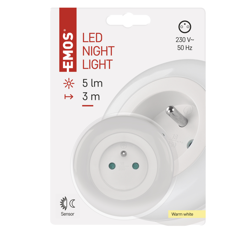 EMOS LED Nočné svetlo P3320, nočný senzor1 