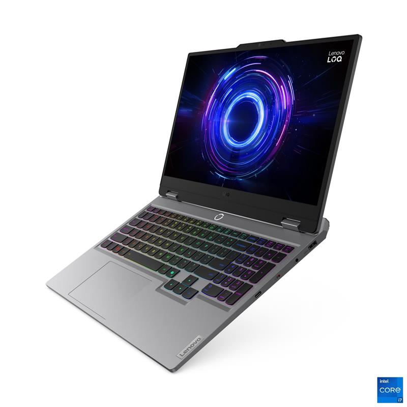 Lenovo LOQ 15IRX10 Intel i5-13450HX 16GB 512GB-SSD 15.6"FHD IPS RTX5050-8GB DOS Luna Grey1 