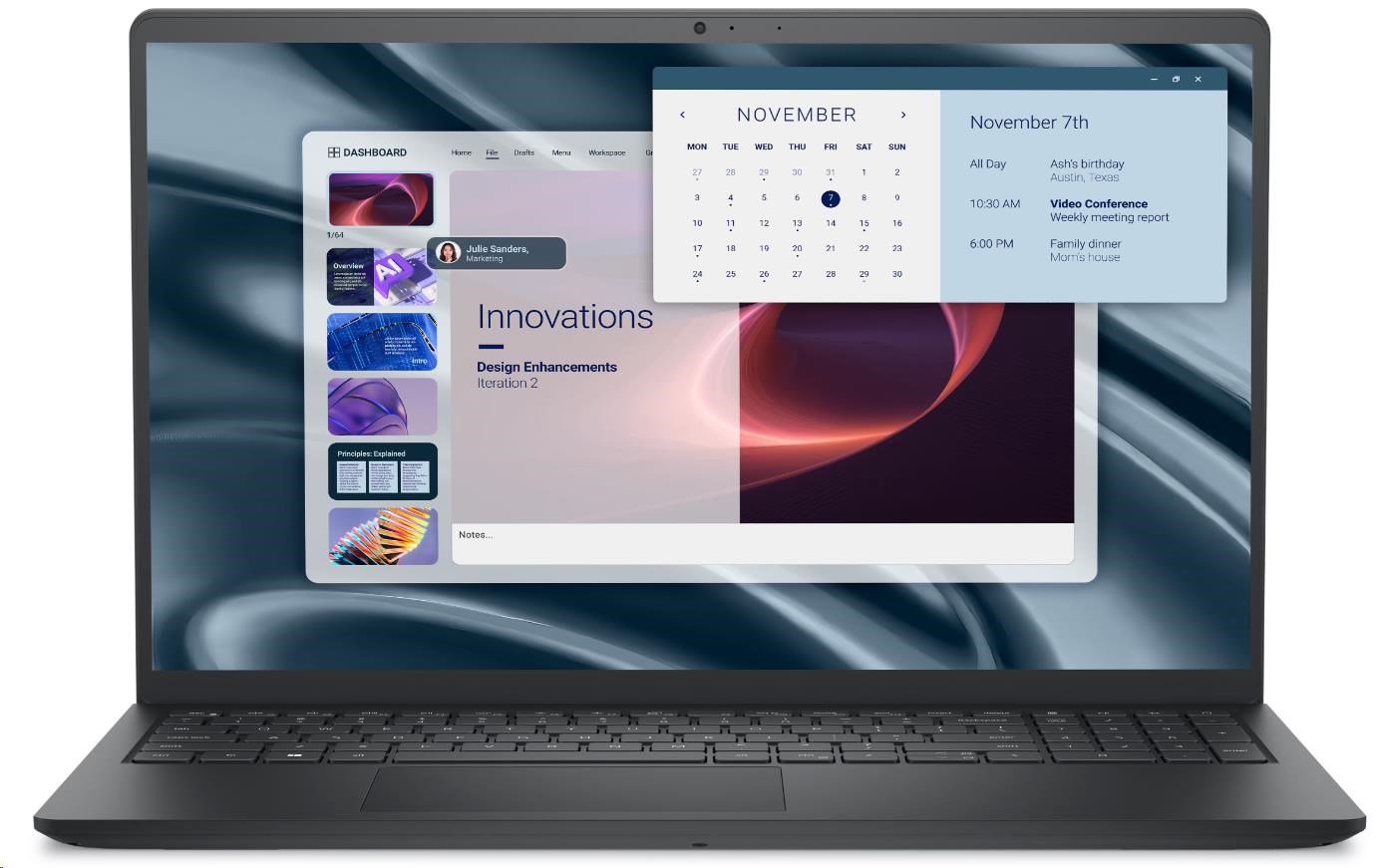 DELL NTB Pro 15 Essential PV15250/ i5-1334U/ 16GB/ 512SSD/ 15.6" FHD/ Intel UHD/ 65W/ WLAN/ Backlit Kb/ W11P/ 3Y PS NBD1 