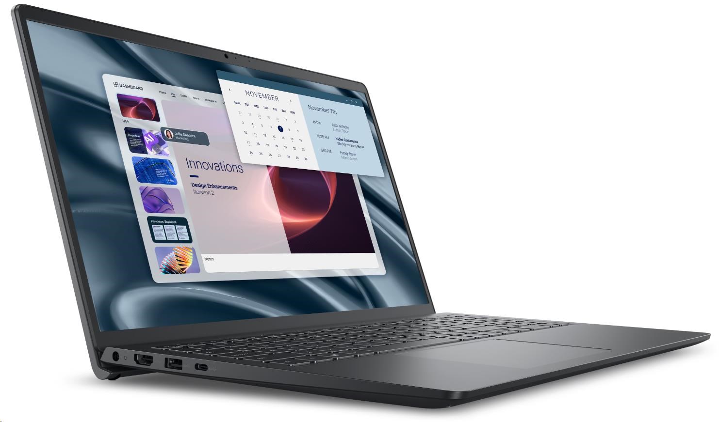 DELL NTB Pro 15 Essential PV15250/ i5-1334U/ 16GB/ 512SSD/ 15.6" FHD/ Intel UHD/ 65W/ WLAN/ Backlit Kb/ W11P/ 3Y PS NBD0 