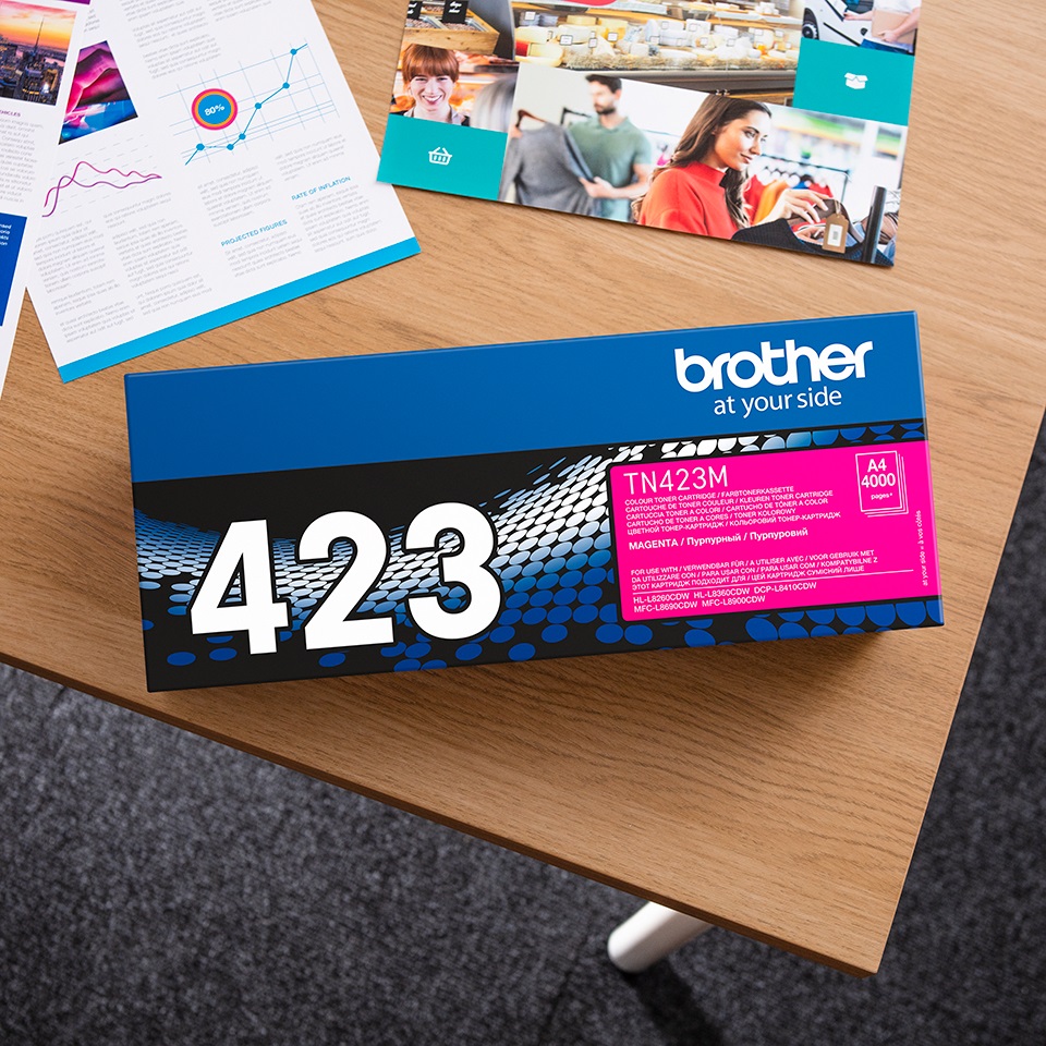 Brother TN-423M, toner magenta, 4 000 str.2 