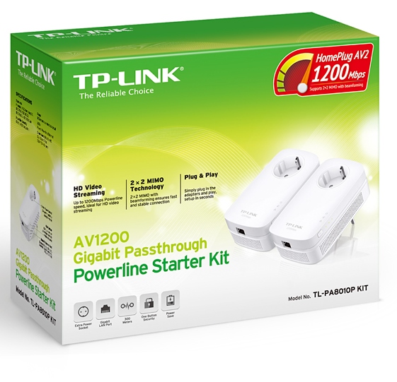 TP-Link TL-PA8010P 1200Mbps Powerline Starter Kit (2ks)4 