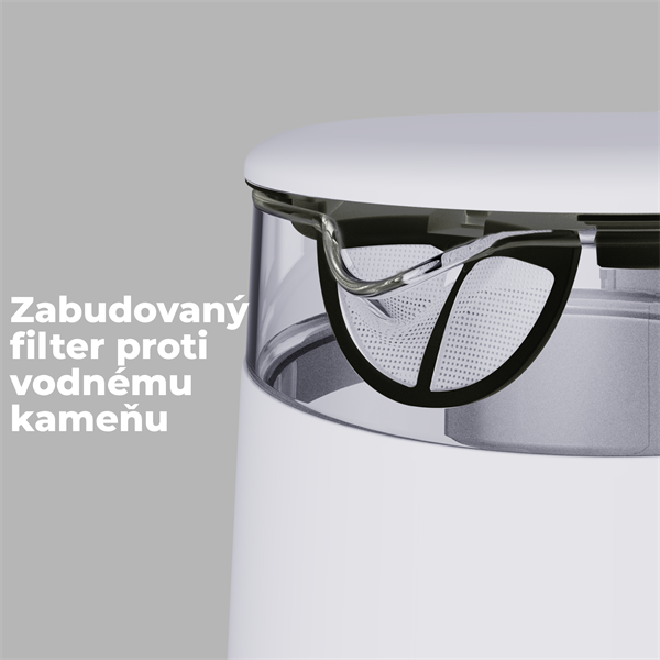 AENO Rychlovarná kanvica EK6 - 1,7l, Strix,dvojité steny, funkcia udržiavania tepla, LEDdisplej,auto vyp24 