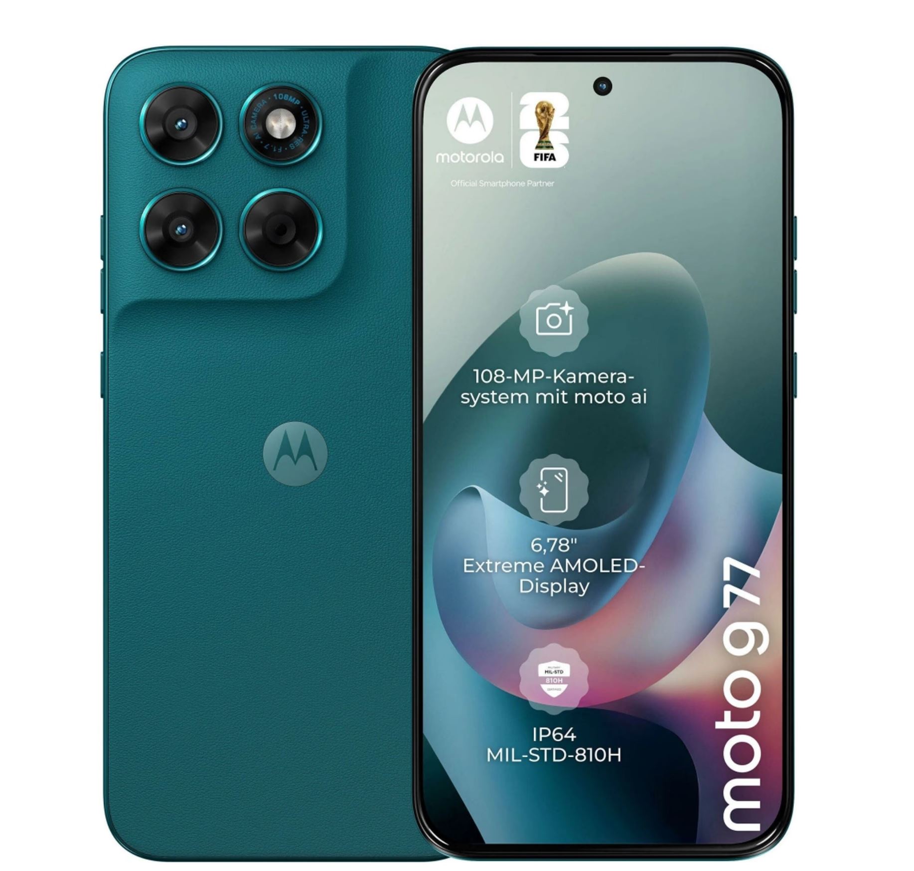 Mobil Motorola Moto G77 108Mpx 5G Shaded Spruce2 