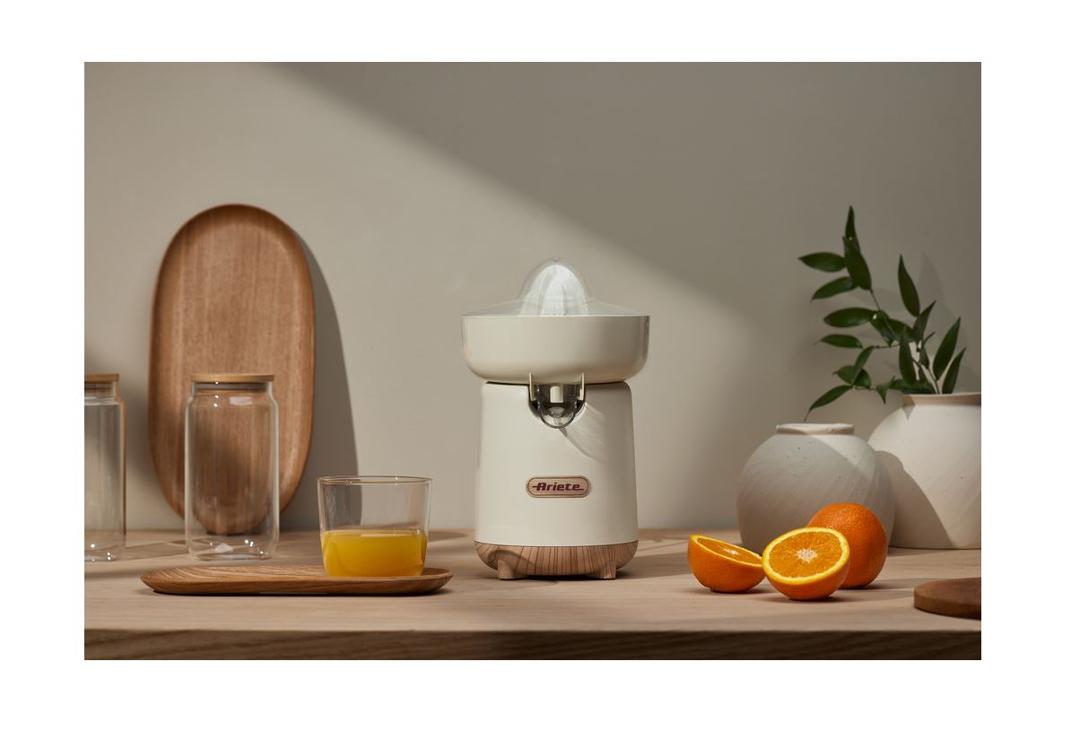 Ariete Breakfast Wood Citrus Juicer 417/06, krémový1 