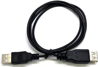 C-TECH USB A-A 1, 8m 2.0 predlžovací, čierny0 