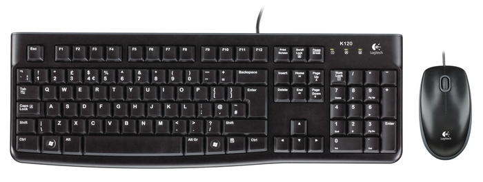 PROMO set Logitech MK120, drôtový, USB, CZ/ SK2 