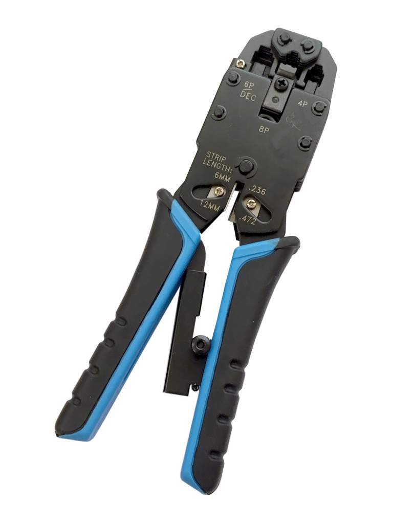 W-Star Kliešte WS2008R UTP RJ45/ RJ12/ RJ11 PROFI s račňou bez orezávača izolácie