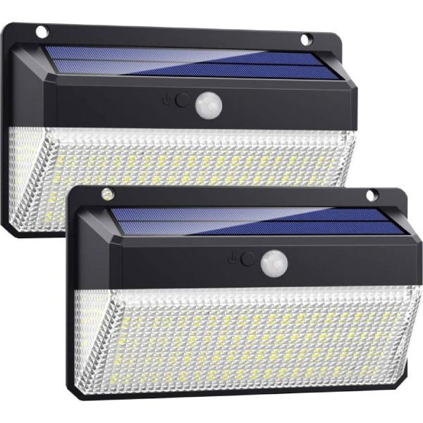 Viking venkovní solární LED světlo M328 s pohybovým senzorem,  sada 2 ks