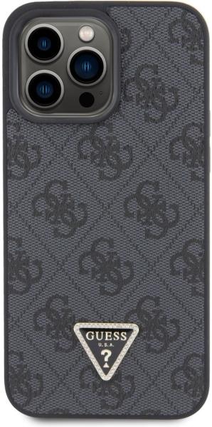 Puzdro iPhone 15 Pro Guess zadný kryt čierny1