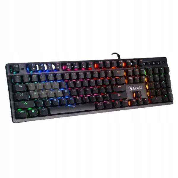 A4tech Bloody Klávesnice B500N,  herní klávesnice,  mechanická,  drátová,  Mecha-Like Switch,  CZ/ SK,  Černá1