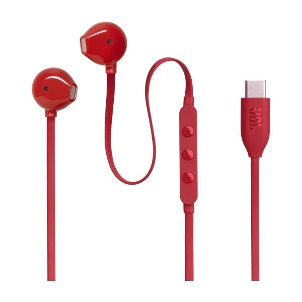 JBL Tune 305 USB-C, červené1