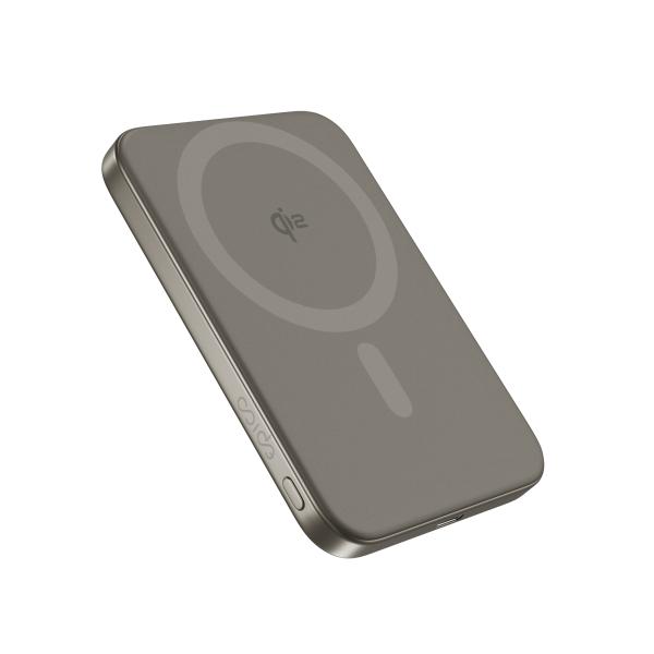 Epico Qi2 5000mAh Alu Mag+ PowerBanka EM51-titán