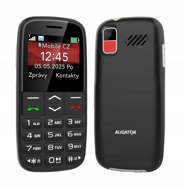 ALIGATOR A770 Senior čierny + stol.nab.