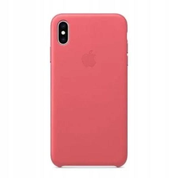 Puzdro iPhone XS Max Leather Case Peony Pink1