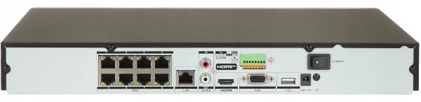 Hikvision DS-7608NXI-K2/8P(D), 8 kanálové NVR s PoE 2