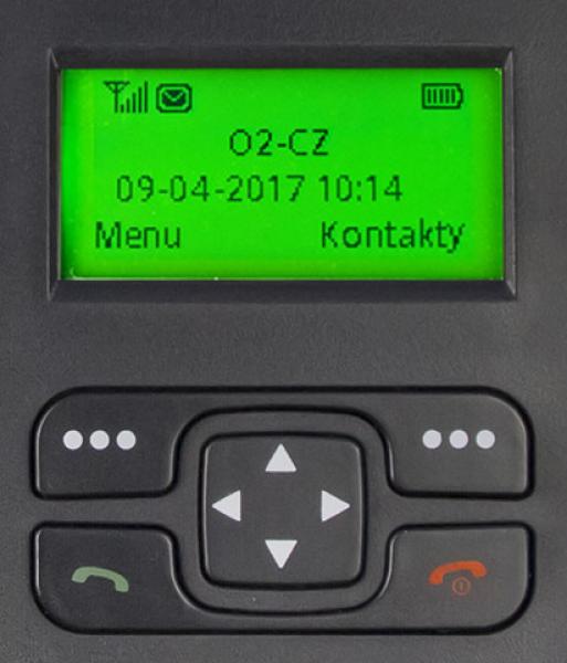 ALIGATOR T100 Stolný telefón na simkartu Black2