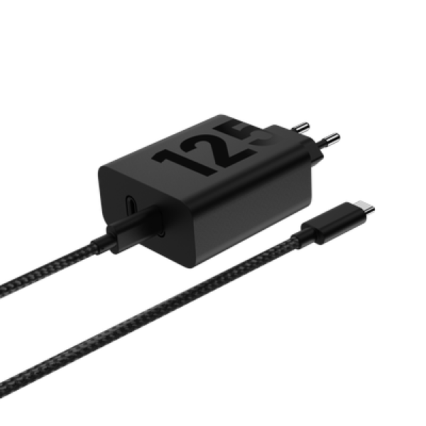 Nabíjačka MOTOROLA TurboPower 125W 2x USB-C Čierna
