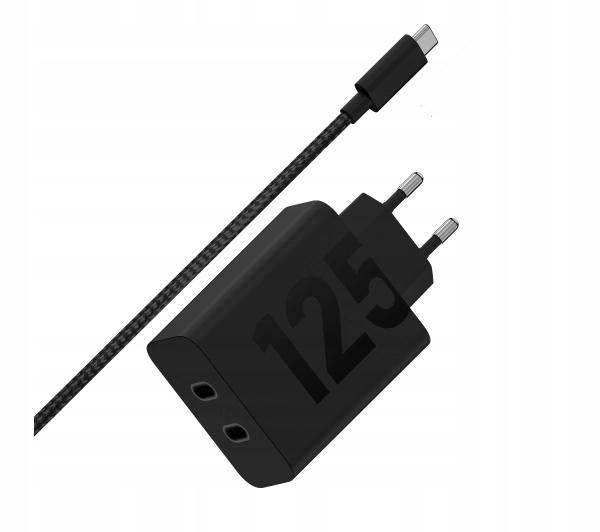 Nabíjačka MOTOROLA TurboPower 125W 2x USB-C Čierna3