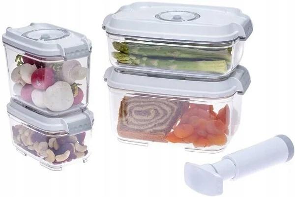 Set vákuových dóz 157530, biela3