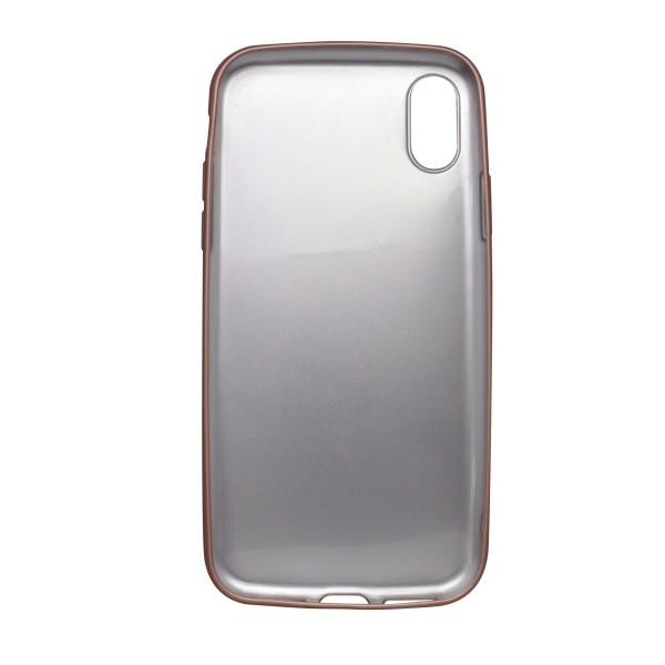 Puzdro Iphone X čierne medené metalické1