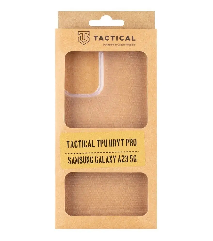 Puzdro SAM Galaxy A23 5G Tactical TPU Kryt pro Transparent1 